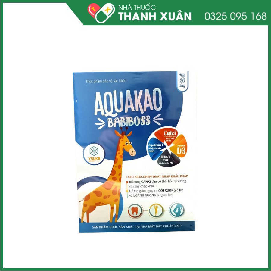 AQUAKAO Babiboss - Bổ sung canxi cho cơ thể